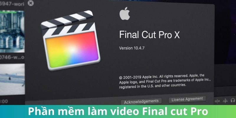 Phần mềm làm video final cut pro cho hội viên